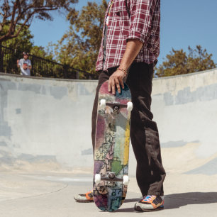 Balade artistique : Planche à skateboard Paul Klee