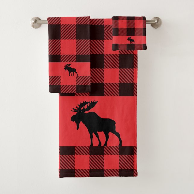 Balade Rustique Buffalo Moose Plaid Ensemble de se (En situation)