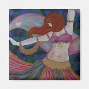 Baladi, beau magnet d'art de danseuse du ventre