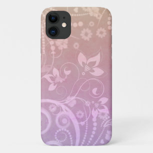 Balais blancs sur coque iphone pastel