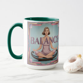 Balance-Affirmation-Geometrie-Meditationsbecher Tasse