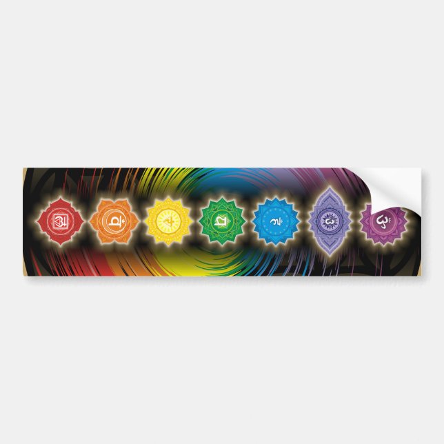 Balance chakra Yoga Mat Autoaufkleber (Vorne)