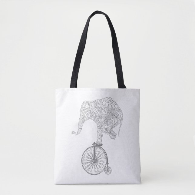Balance-Elefant Tasche (Vorderseite)