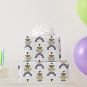 Balance - farbenfrohe geometrische Formen des mitt Geschenkpapier