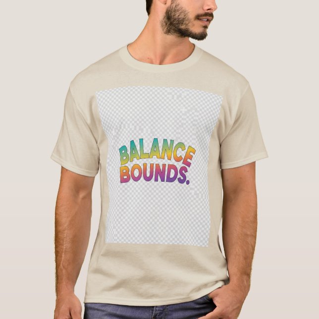 Balance Grenzen. T-Shirt (Vorderseite)