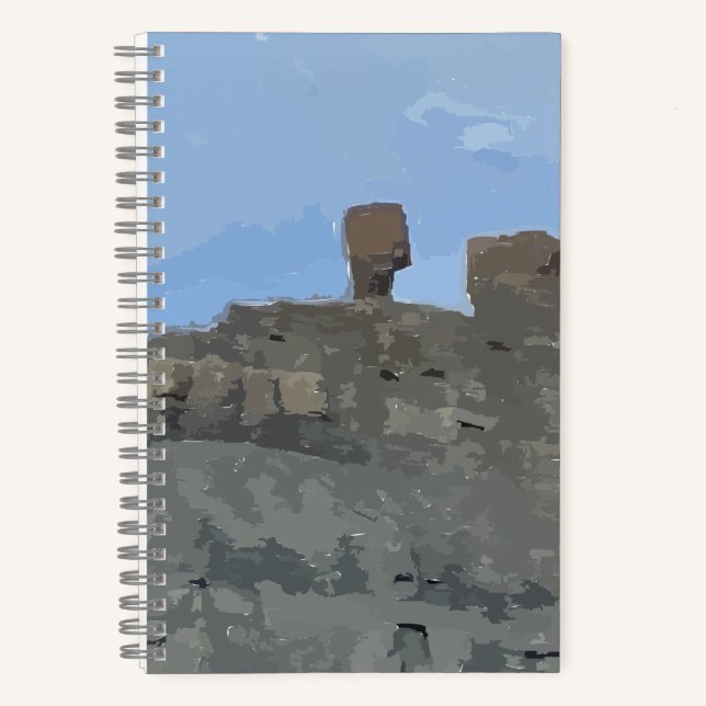Balance-Rock-Notebook Notizbuch (Vorderseite)