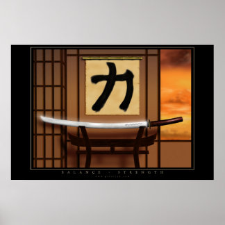Balance - Stärke Poster