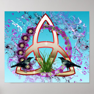 Balance von Triquetra Plakat