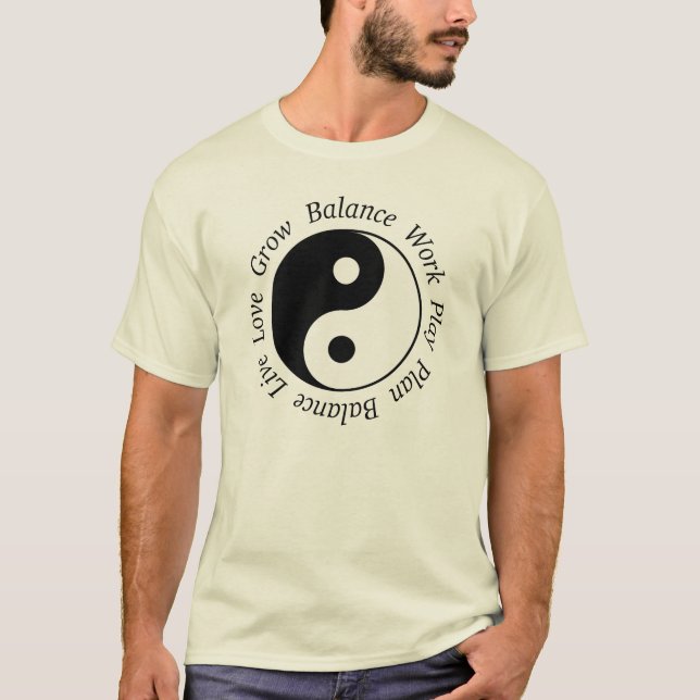 Balance Yin Yang T - Shirt (Vorderseite)