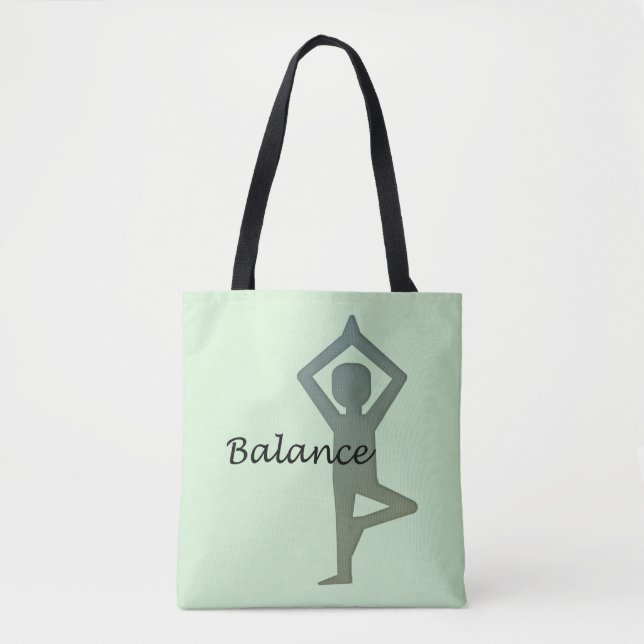Balance Yoga-Pose Tasche (Vorderseite)