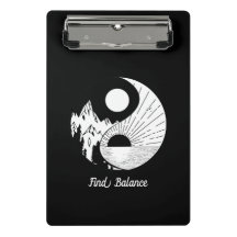 Balance Zen Yin Yang Schwarz-weiß