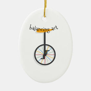 Balanceakt Keramikornament