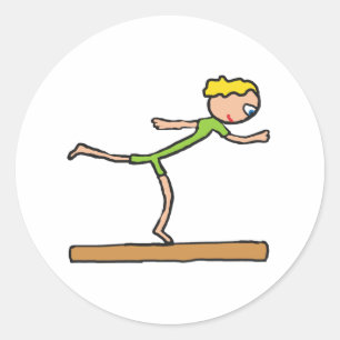 Balancebar Runder Aufkleber