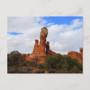 Balanced Rock, Arches National Park, Utah, Postca Postkarte