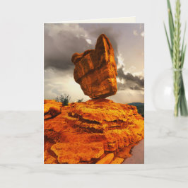 Balanced Rock, Colorado, Südwesten, Blank Inside Karte