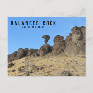 Balanced Rock Idaho Foto Postcard Postkarte