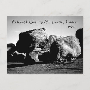 Balanced Rock, USA Marble Canyon Arizona 1965 Postkarte