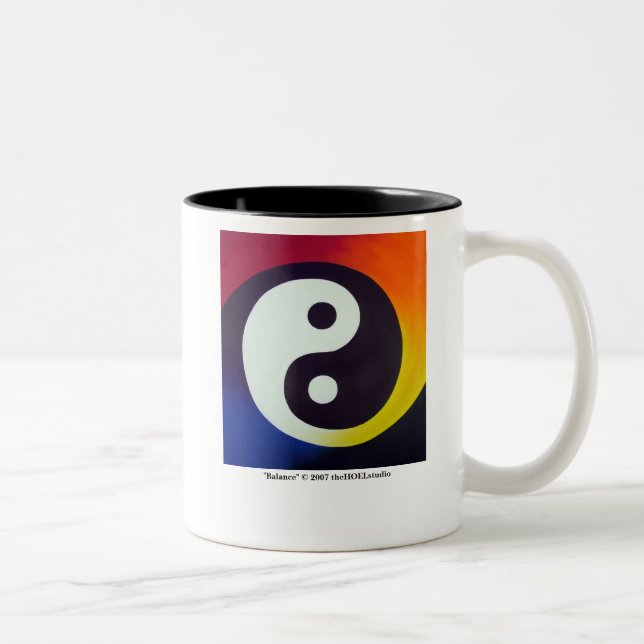 Balancen-Tasse Zweifarbige Tasse (Rechts)