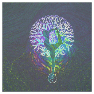 Balancen-und Harmonie-Yoga-Baum Stoff