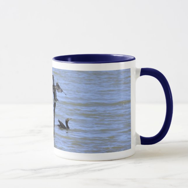 Balancierende Kormoran-Tasse Tasse (Rechts)