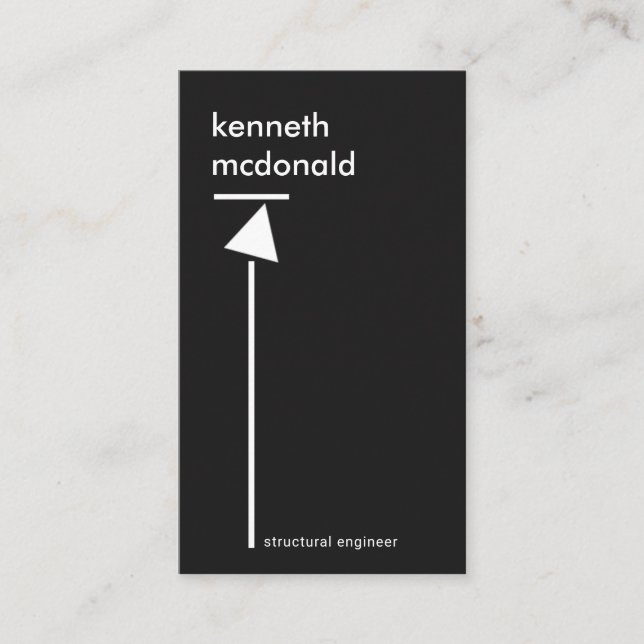 Balancierende Säulen-Dreieck-Plattform-Technik Visitenkarte (Vorderseite)