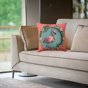 Balancing Flamingo Kissen