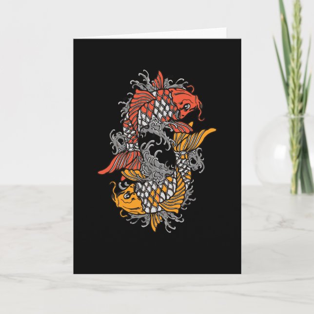 Balancing Koi Karte (Vorderseite)