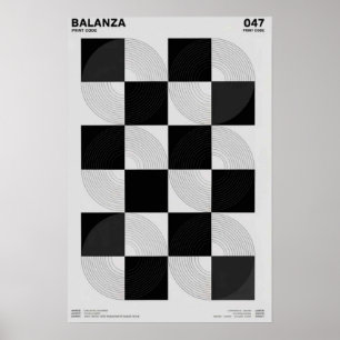 Balanza: Geometrische Serie Poster