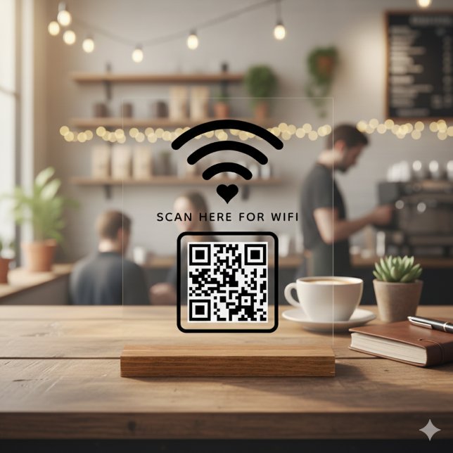 Balayage de code QR Wifi pour connecter auto-adhés (Créateur téléchargé)