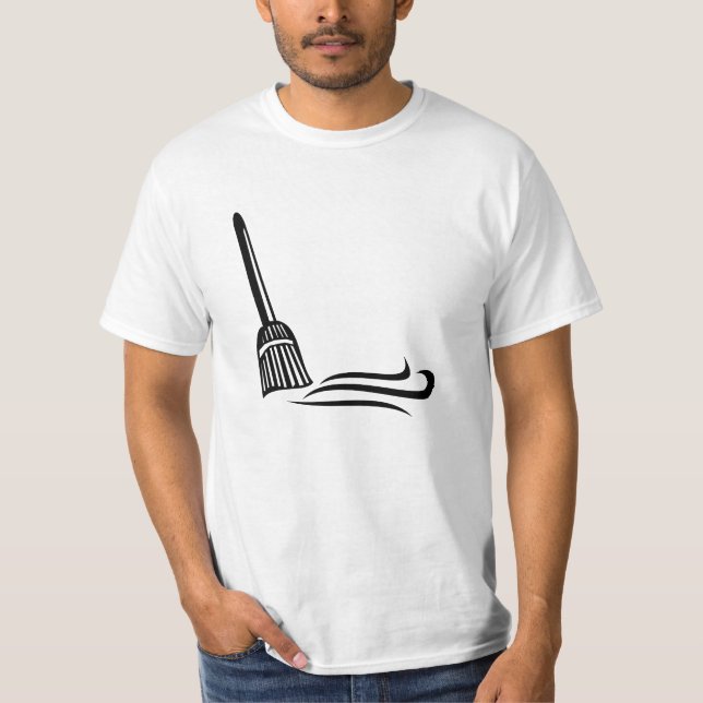 Balayage - T-shirt nettoyé (Devant)