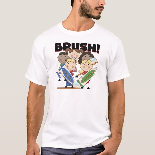 Balayez votre T-shirts et cadeaux de dents (Devant)