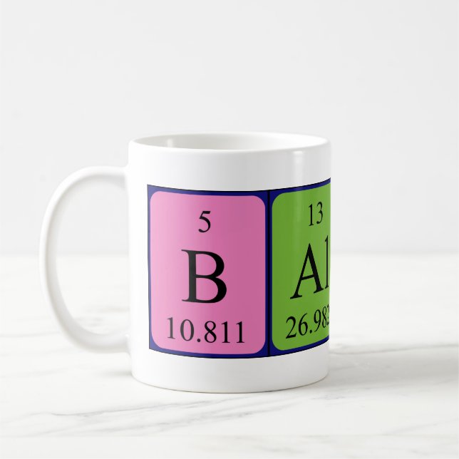 Balbina Periodenname Tasse (Links)
