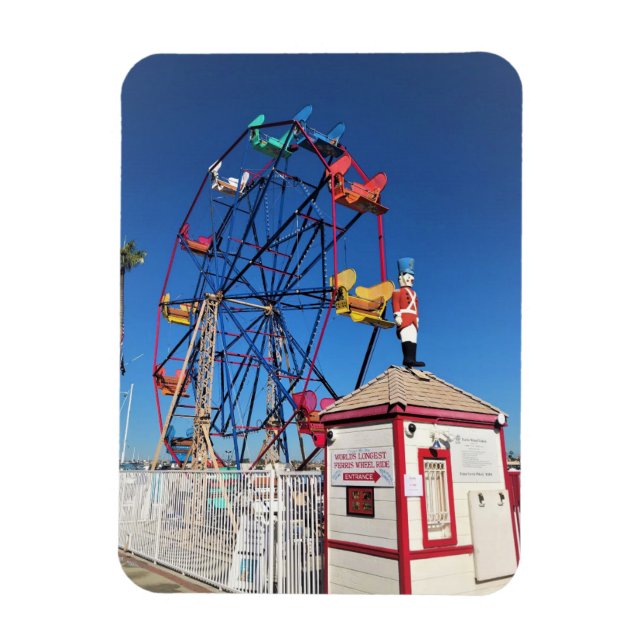 Balboa Fun Zone, Newport Beach, Kalifornien Magnet (Vertikal)