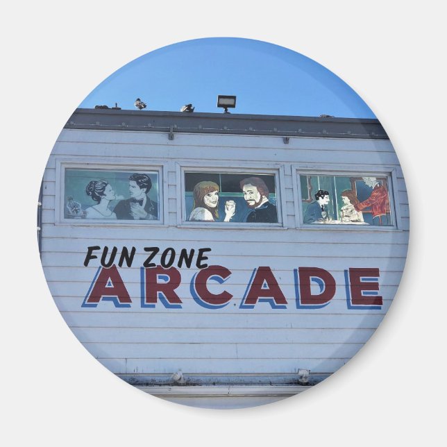 Balboa Fun Zone, Newport Beach, Kalifornien Magnet (Vorne)