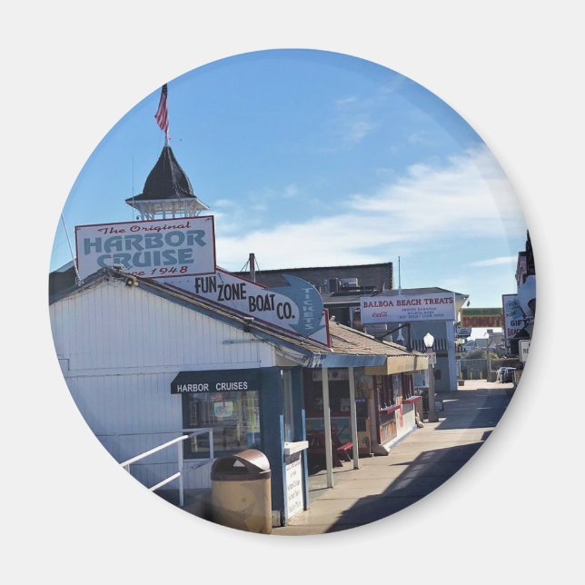 Balboa Fun Zone, Newport Beach, Kalifornien Magnet (Vorne)