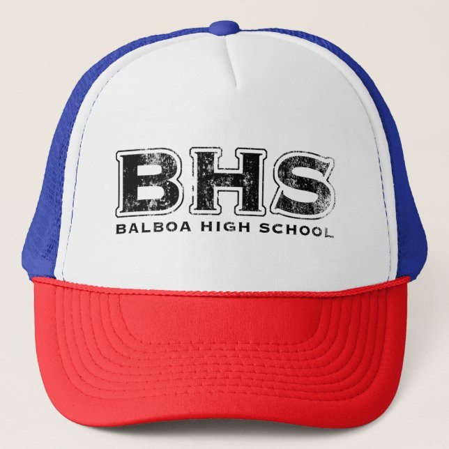 Balboa High School, BHS - Panama Canal Zone Truckerkappe (Vorderseite)