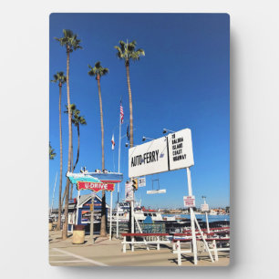 Balboa Island Ferry, Newport Beach, Kalifornien Fotoplatte