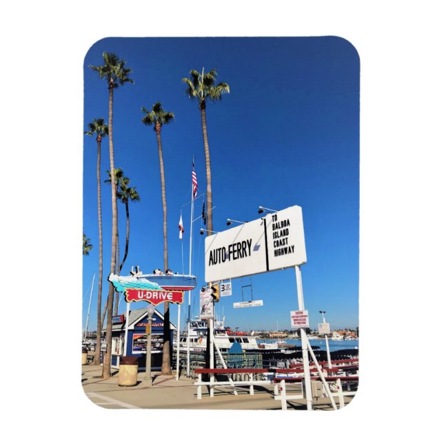 Balboa Island Ferry, Newport Beach, Kalifornien Magnet (Vertikal)