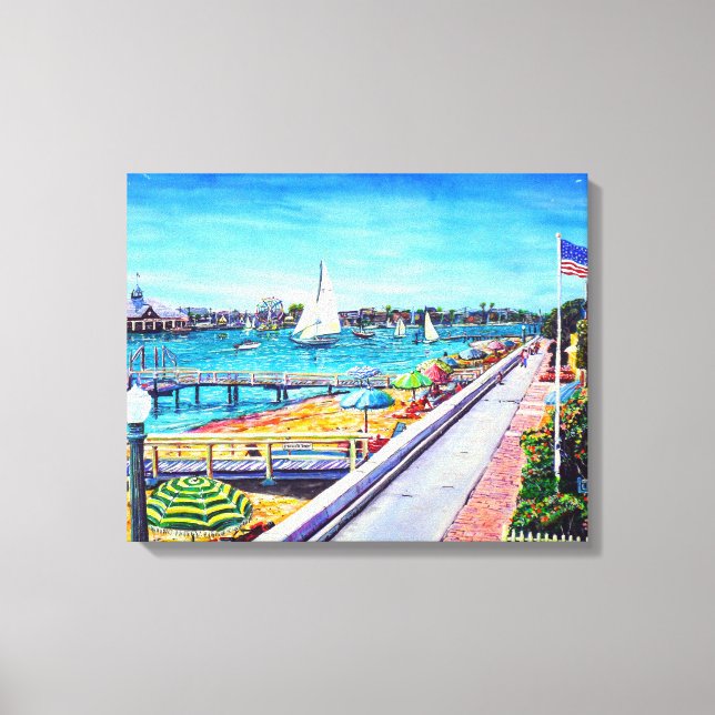 Balboa Island Newport Beach Ca. Leinwanddruck (Vorderseite)