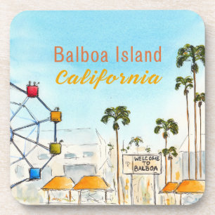 Balboa Island Newport Beach Dessous de Verre