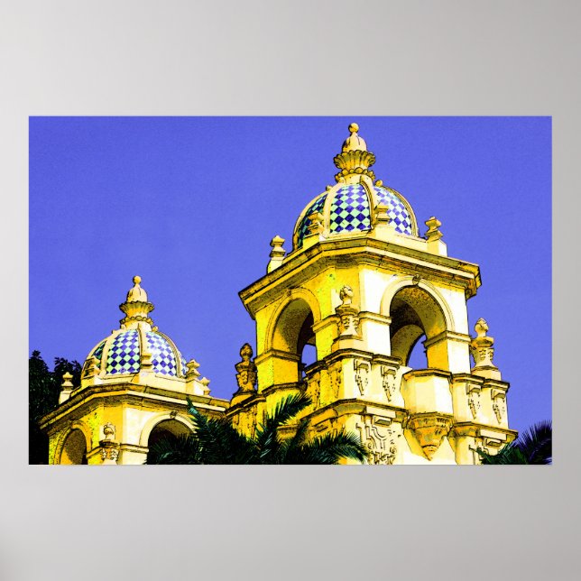 Balboa Park in San Diego Fotografie | Poster (Vorne)