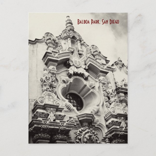 Balboa Park Postkarte (Vorderseite)