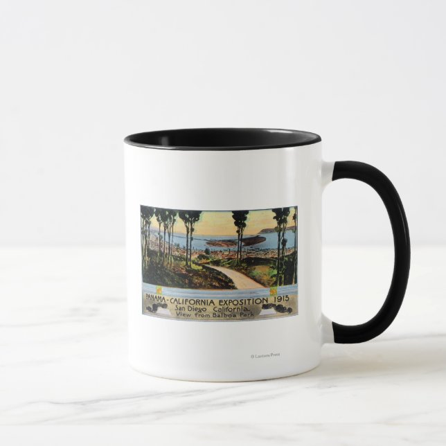 Balboa Park View City, Panama-CA Expo Tasse (Rechts)