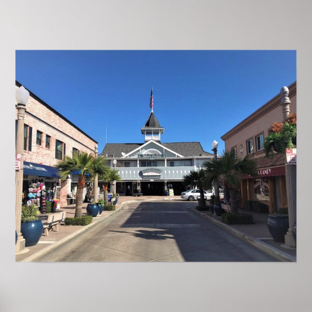 Balboa Pavillion, Newport Beach, California Poster (Vorne)