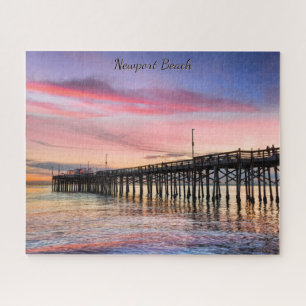 Balboa Pier Sunset, Newport Beach, Kalifornien,