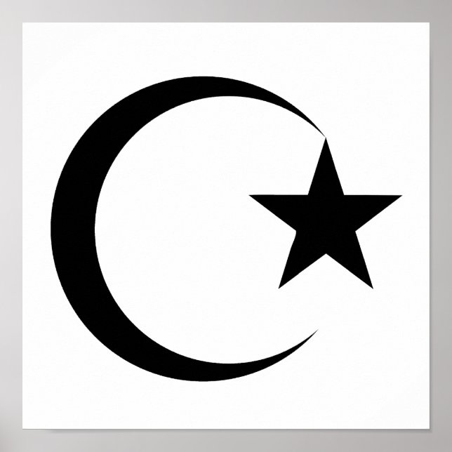 Balck Crescent & Star.png Poster (Vorne)