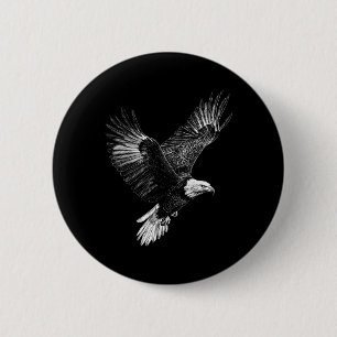Bald Adler 4. Juli Männer Frauen Kinder Patriotisc Button