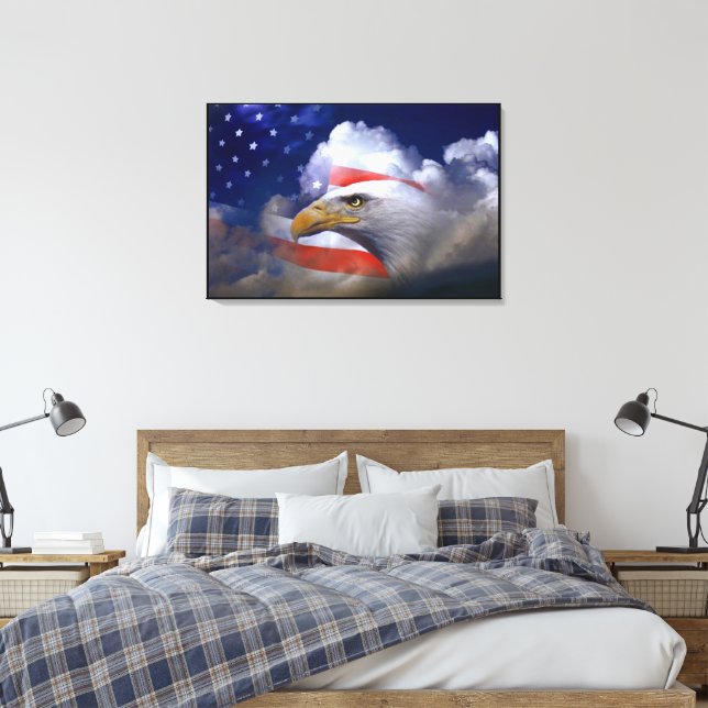 Bald Adler 4. Juli verheert Leinwanddruck (Insitu (Schlafzimmer))
