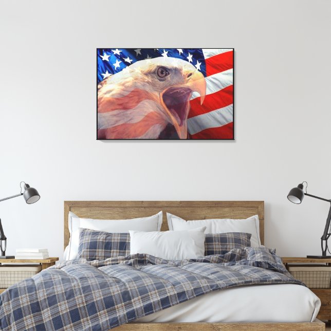 Bald Adler 4. Juli verheert Leinwanddruck (Insitu (Schlafzimmer))