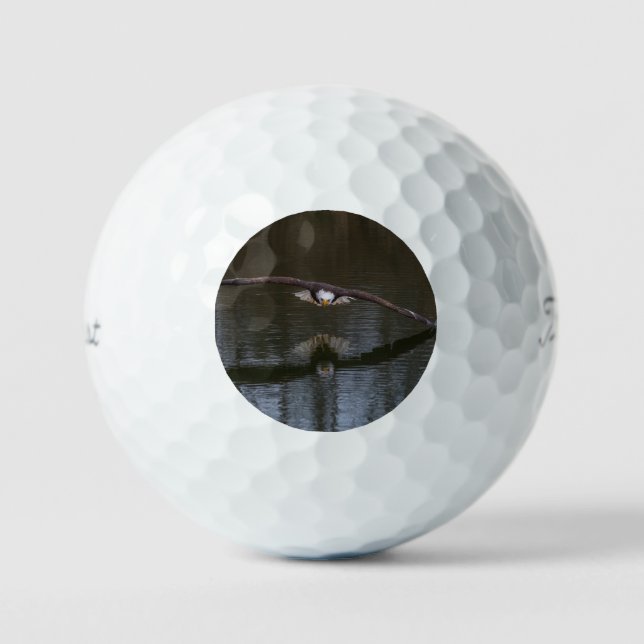 Bald Adler im Flug Golfball (Vorderseite)